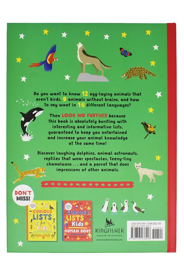 Animal Curious Lists for 