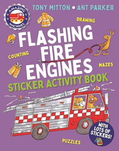 Flashing Fire Engines Sticker Activity Book (Amazing Machines)