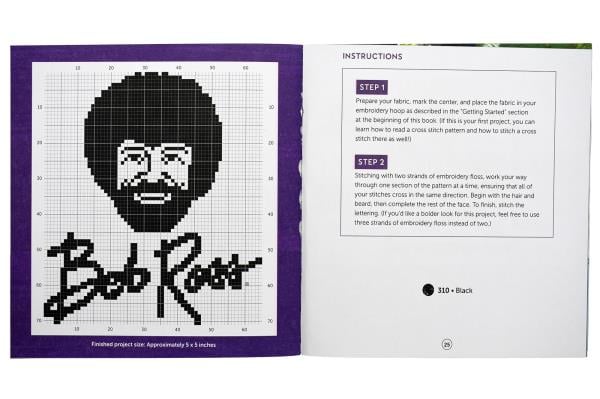 Bob Ross Cross Stich 12 H