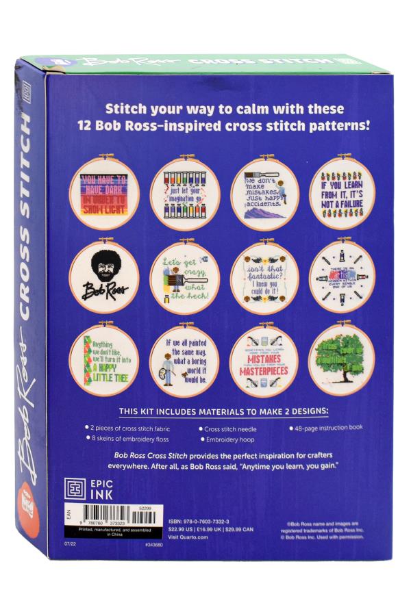 Bob Ross Cross Stich 12 H