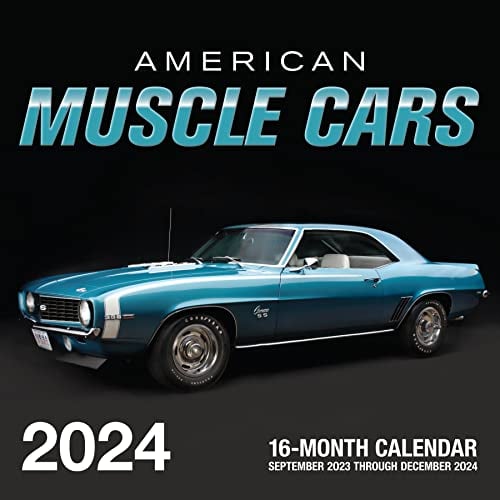 American Muscle Cars 2024 Wall Calendar