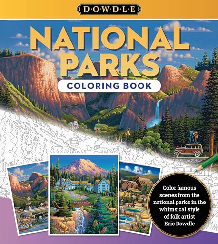 National Parks Coloring Book (Dowdle Coloring Books)