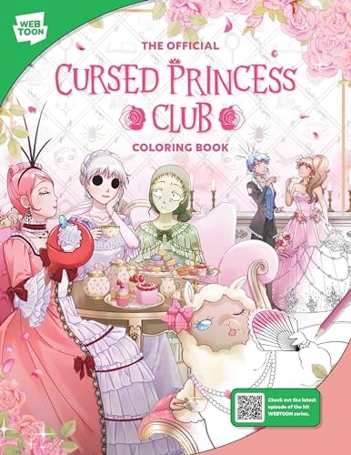 The Official Cursed Princess Club Coloring Book