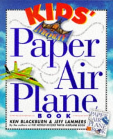 Livre pour enfants sur les avions en papier