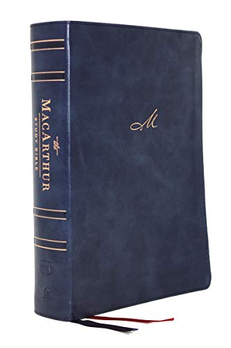 NKJV The MacArthur Study Bible (2nd Edition, 3663NA, Navy Leathersoft)