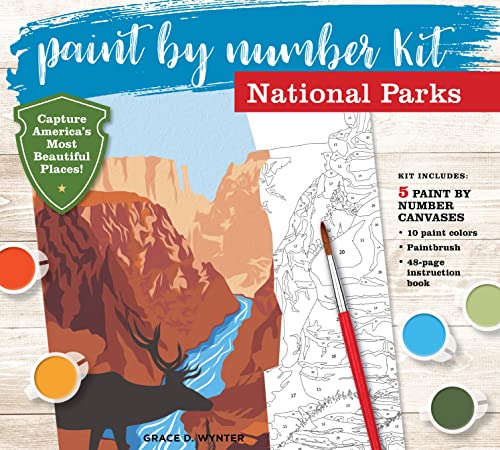 National Parks Paint by Number Kit