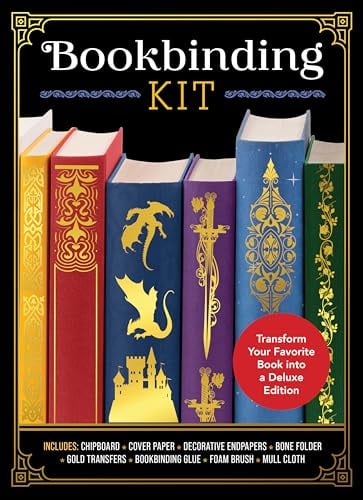 Bookbinding Kit: Transform Your Favorite Book Into a Deluxe Edition