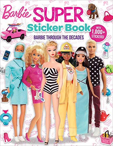 Super Sticker Book: Barbie Through the Decades (1001 Stickers)