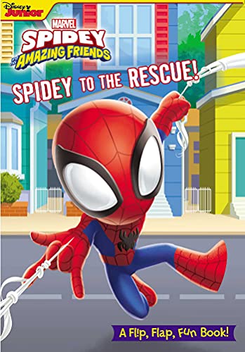 Spidey to the Rescue! Flip, Flap, Fun Book (Disney Junior Spidey and His Amazing Friends)