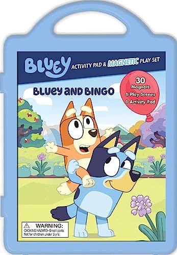Bluey and Bingo: Activity Pad & Magnetic Play Set (Bluey)