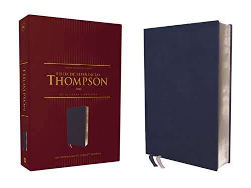 Reina Valera Revisada, Biblia de Referencia Thompson, (Azul Leathersoft, Actualizada Y Ampliada)
