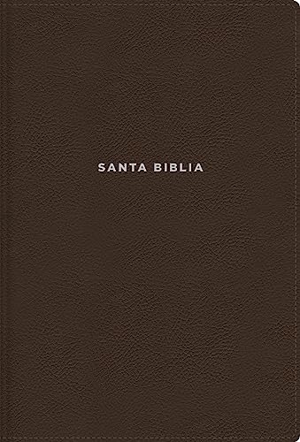 NVI, Santa Biblia de Estudio (Con Indice, Cafe Leathersoft Actualizada)