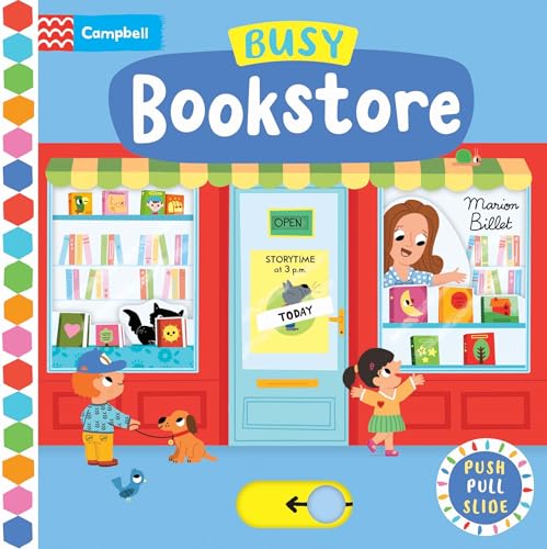 Busy Bookstore: Push, Pull, Slide