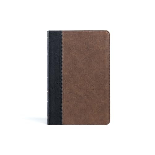 KJV Thinline Bible (Black/Brown LeatherTouch)