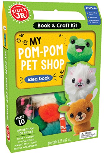 My Pom-Pom Pet Shop Idea Book and Craft Kit (Klutz Jr.)
