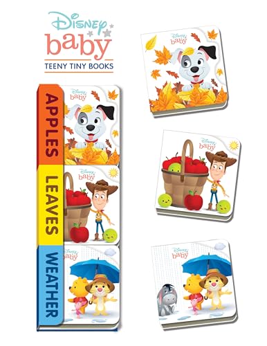 Disney Baby 3-Book Set (Apples/Leaves/Weather)