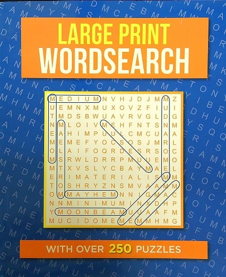 Large Print Wordsearch
