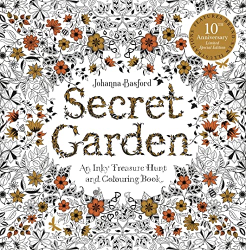 Secret Garden: An Inky Treasure Hunt and Colouring Book