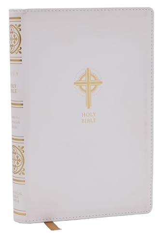 NRSV, Sacraments of Initiation Catholic Bible (#9833W - White Leathersoft, Commemorative Edition)