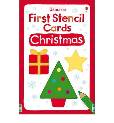 Christmas First Stencil Cards