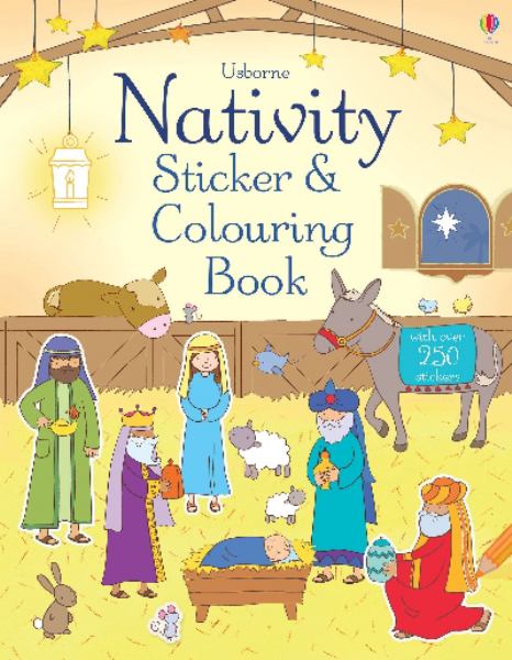 Nativity Sticker and Colouring Book