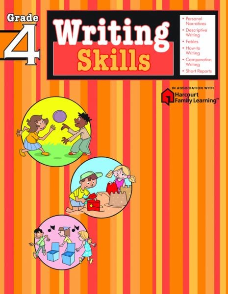 Writing Skills: Grade 4 (Flash Kids Harcourt Family Learning)