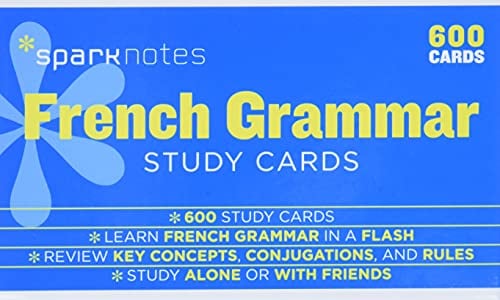 French Grammar Study Cards