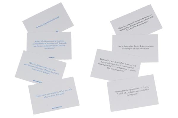 Organic Chemistry SparkNotes Study Cards