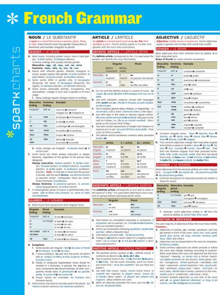 French Grammar (SparkCharts)