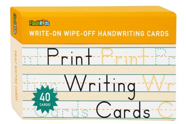 Print Writing Cards (Write-On Wipe-Off Handwriting Cards.)