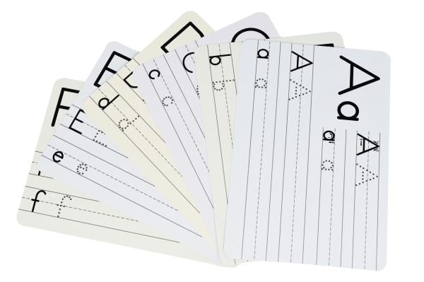 Print Writing Cards (Write-On Wipe-Off Handwriting Cards.)