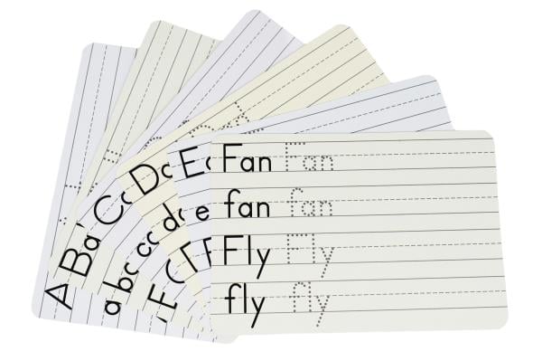 Print Writing Cards (Write-On Wipe-Off Handwriting Cards.)