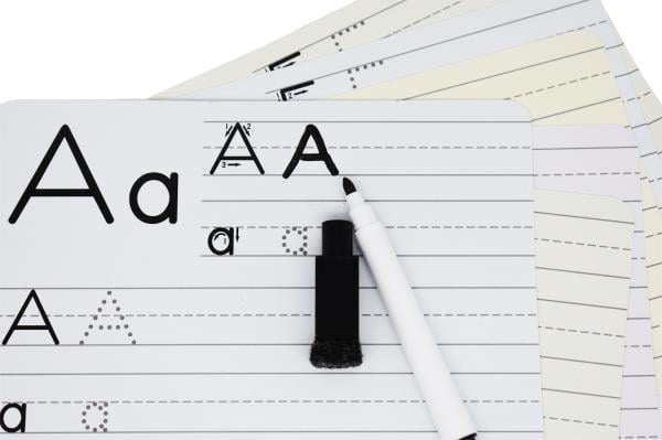 Print Writing Cards (Write-On Wipe-Off Handwriting Cards.)
