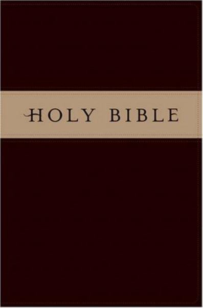 Premium Gift Bible NLT (Brown/Tan Leather)