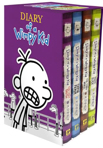 Diary of a Wimpy Kid Box Set (The Ugly Truth/Cabin Fever/The Third Wheel/Hard Luck)