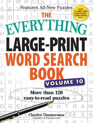 Large-Print Word Search Book, Volume 10 (The Everything)