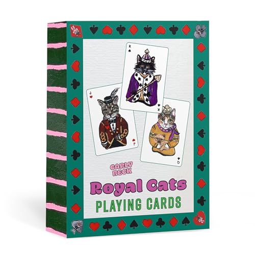 Royal Cats Playing Cards: A 52 Cat Playing Cards Deck