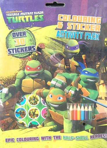 Teenage Mutant Ninja Turtles Colouring and Sticker Activity Pack