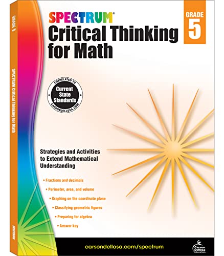 Spectrum Critical Thinking for Math Workbook (Grade 5)