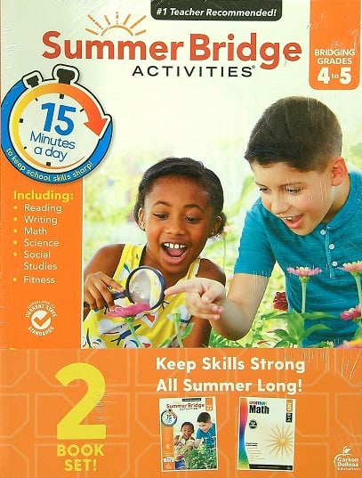 Summer Bridge Activities/Spectrum Math (2 Book Set, Grade 4-5)