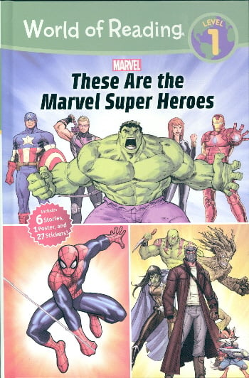 These Are the Marvel Super Heroes (World of Reading, Level 1)