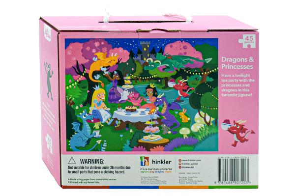 Dragons & Princesses 45 Piece Jigsaw Puzzle (Junior Jigsaw)