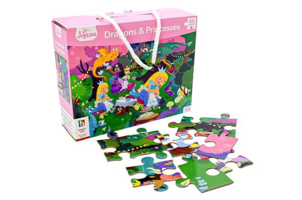 Dragons & Princesses 45 Piece Jigsaw Puzzle (Junior Jigsaw)