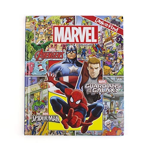 Marvel: Avengers, Guardians of the Galaxy, and Spider-Man Look and Find
