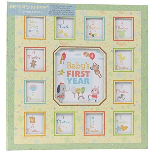 Baby's First Year: Memory Keeper With Storage Pockets