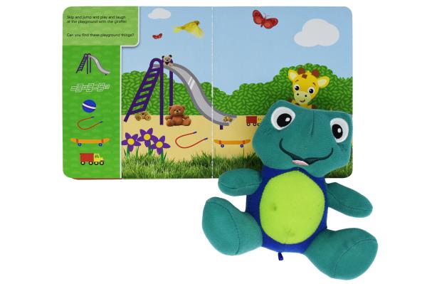 First Look and Find Gift Set Book and Turtle Plush (Baby Einstein