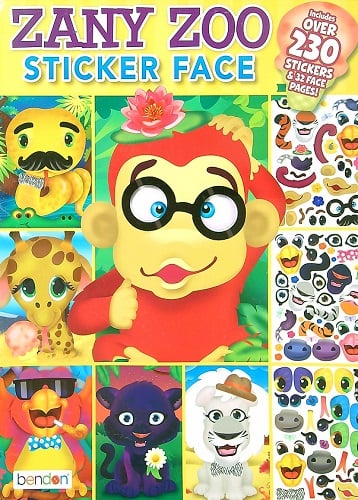 Zany Zoo Sticker Face