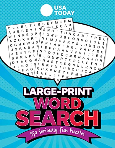 USA Today Large-Print Word Search: 350 Seriously Fun Puzzles