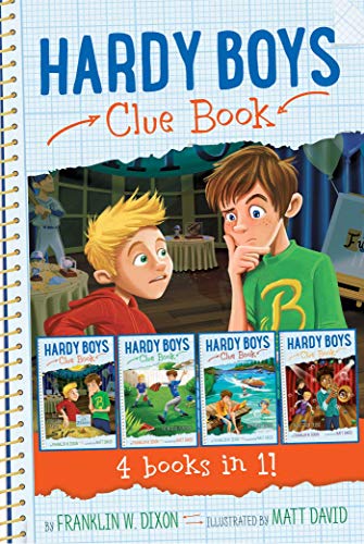 Hardy Boys Clue Book, 4 Books in 1! (The Video Game Bandit/The Missing Playbook/Water-Ski Wipeout/Talent Show Tricks)