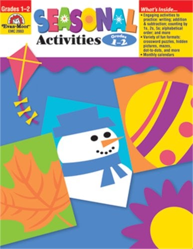 Seasonal Activities Workbook (Grades 1-2)